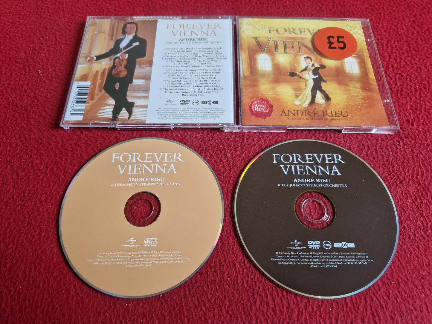 ANDRE RIEU FOREVER VIENNA CD / DVD