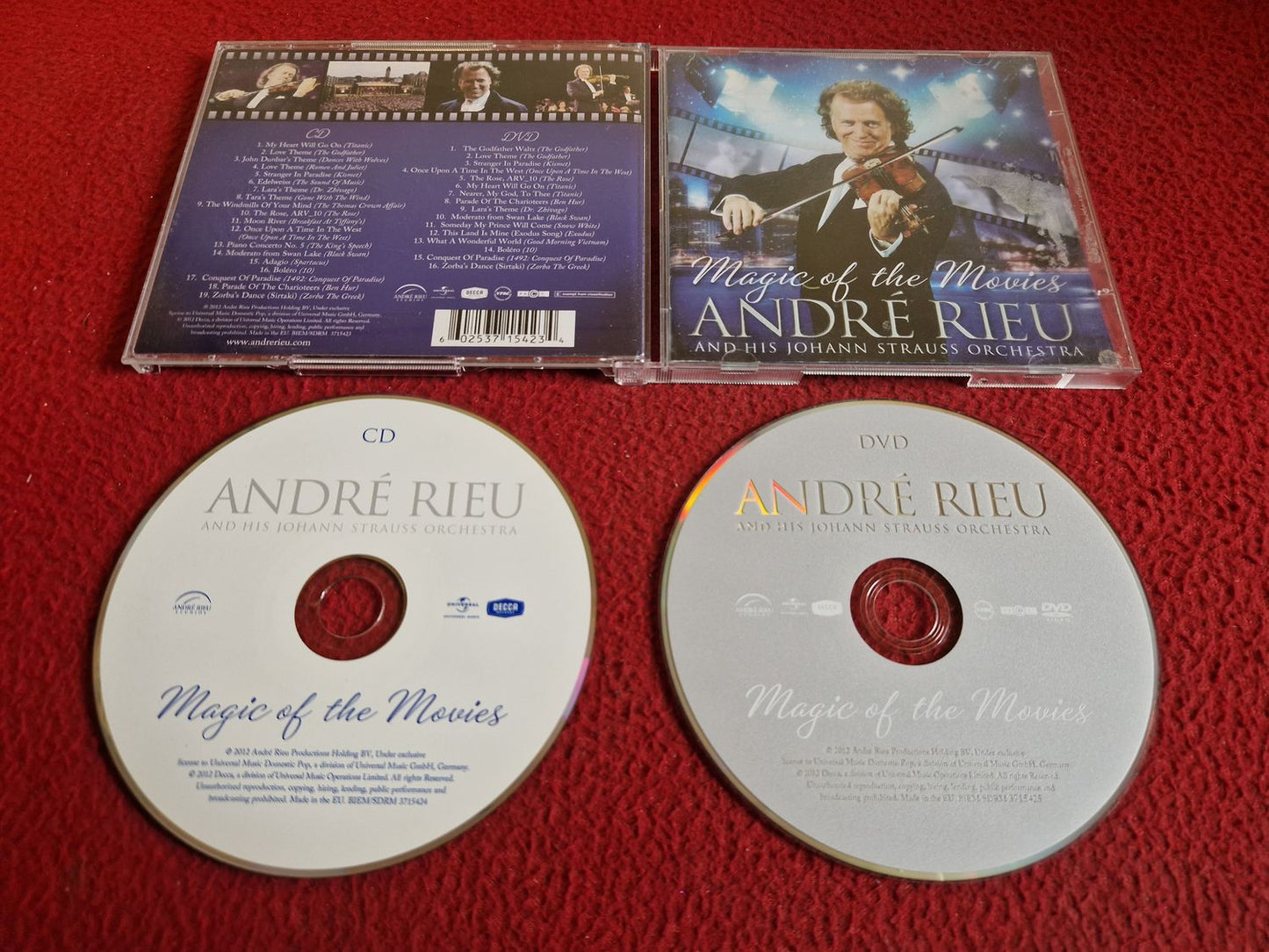 ANDRE RIEU MAGIC OF THE MOVIES CD