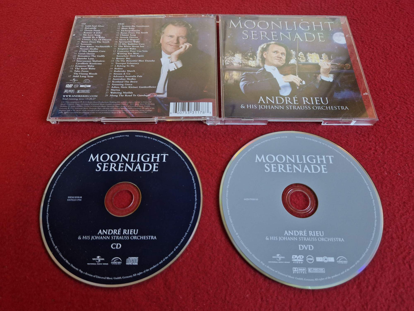 ANDRE RIEU MOONLIGHT SERENADE CD / DVD
