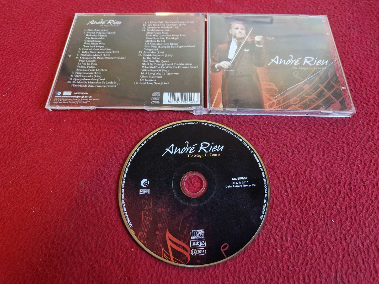 ANDRE RIEU THE MAGIC IN CONCERT CD