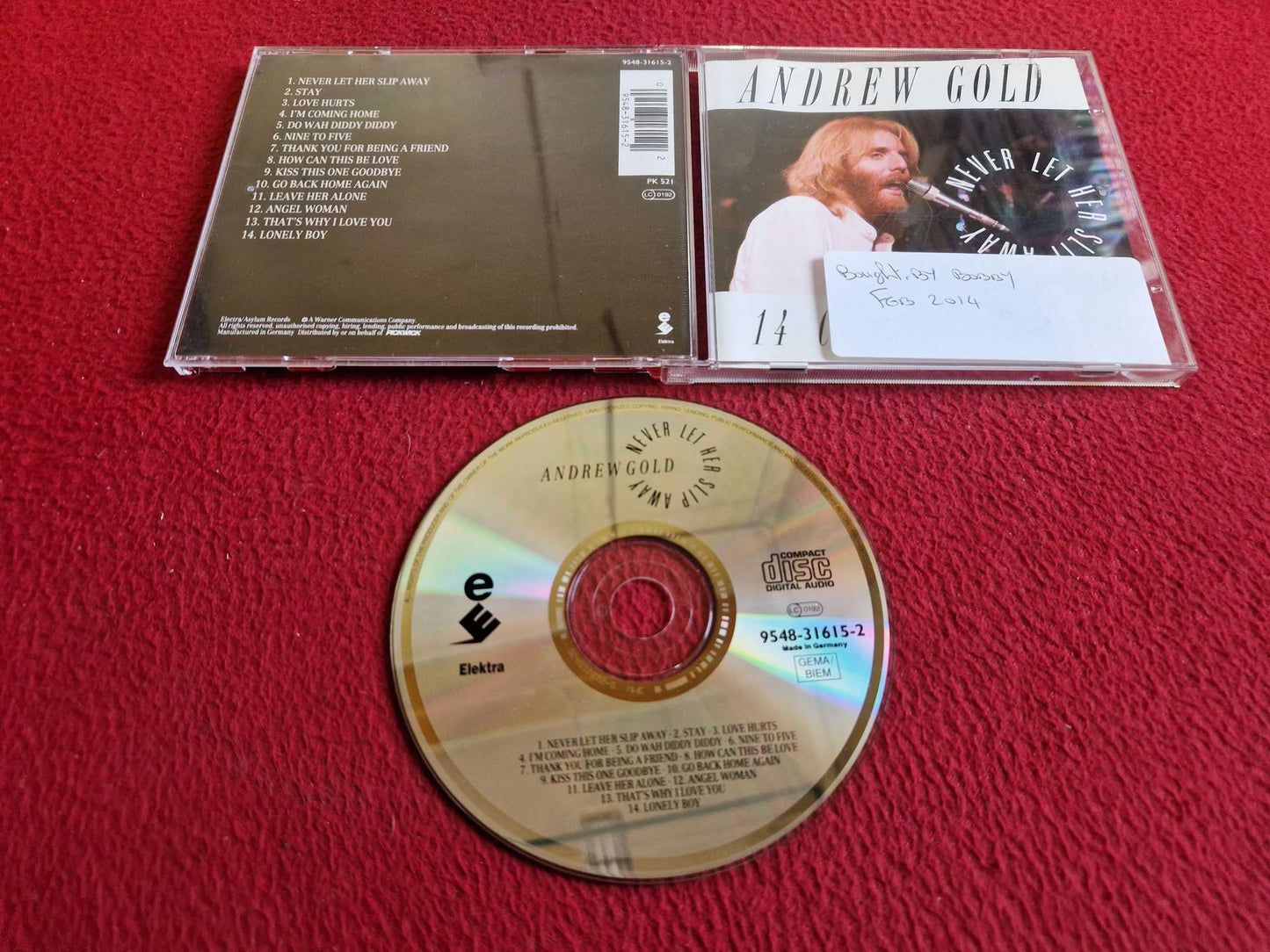 ANDREW GOLD NEVER LET HER SLIP AWAY CD