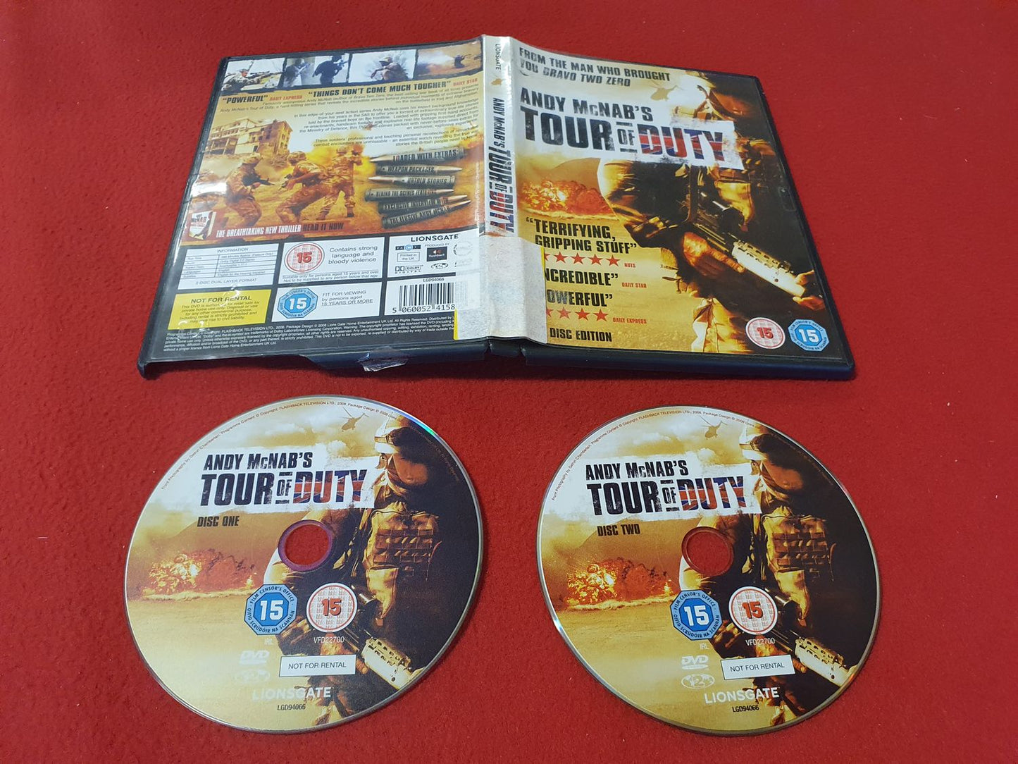 ANDY MCNABS TOUR OF DUTY till DVD