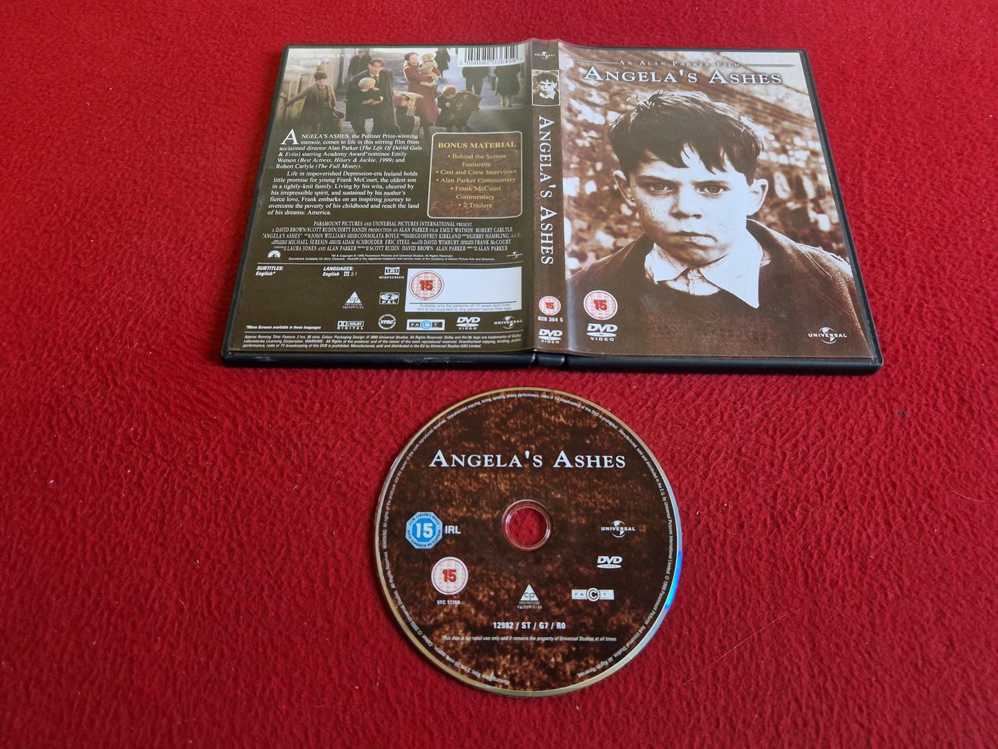 ANGELA'S ASHES DVD