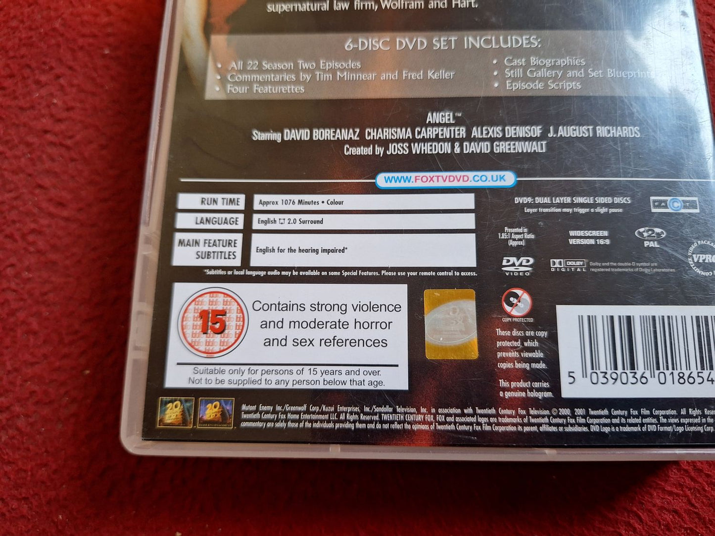 ANGEL SEASON 2 BOX DVD