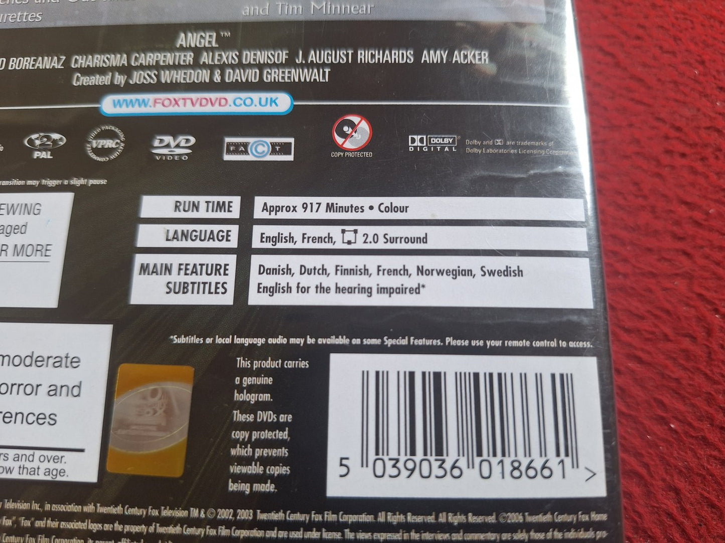 ANGEL SEASON 3 BOX DVD