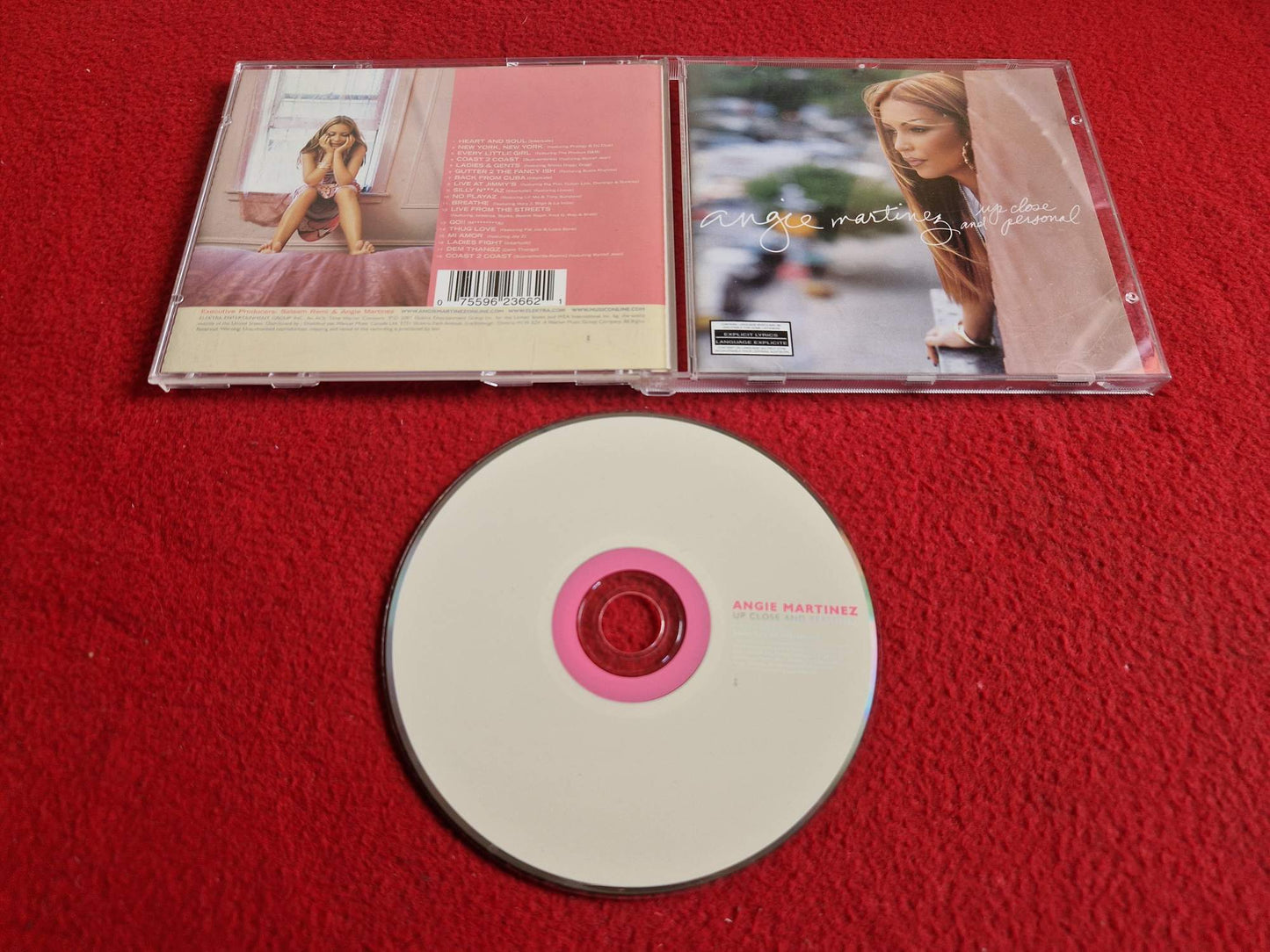 ANGIE MARTINEZ UP CLOSE AND PERSONAL CD