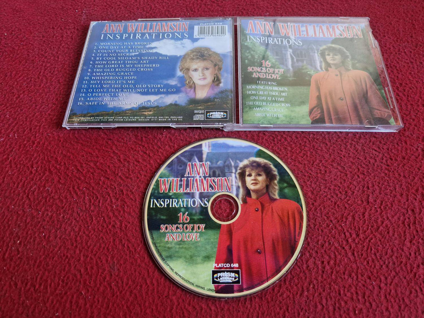 ANN WILLIAMSON INSPIRATIONS CD