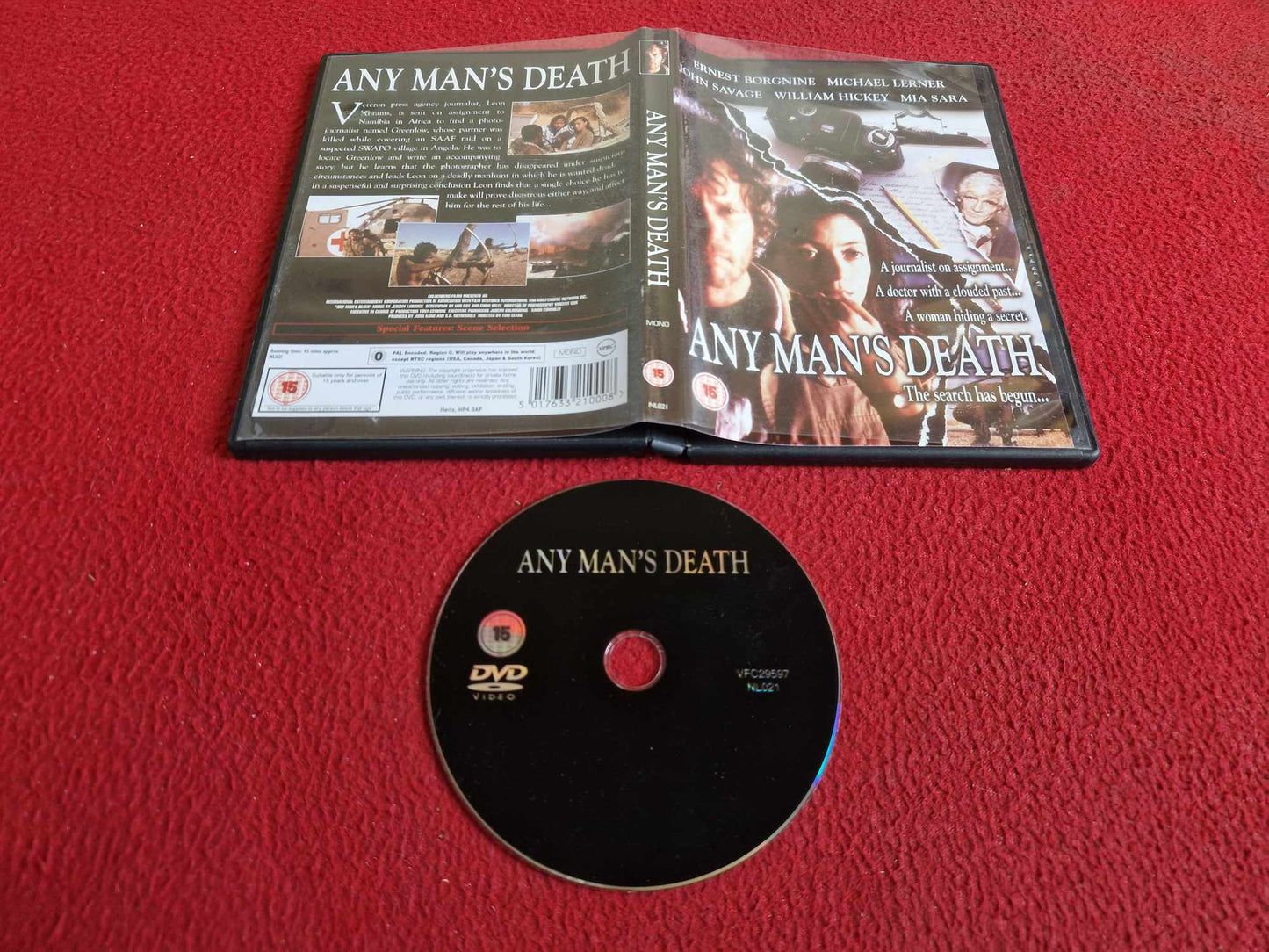 ANY MAN'S DEATH DVD