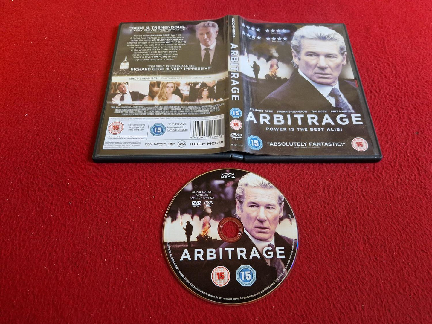 ARBITRAGE DVD