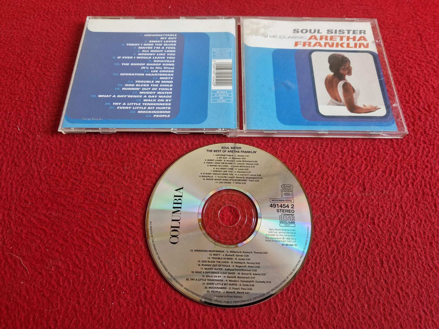 ARETHA FRANKLIN – SOUL SISTER (THE CLASSIC ARETHA FRANKLIN) CD