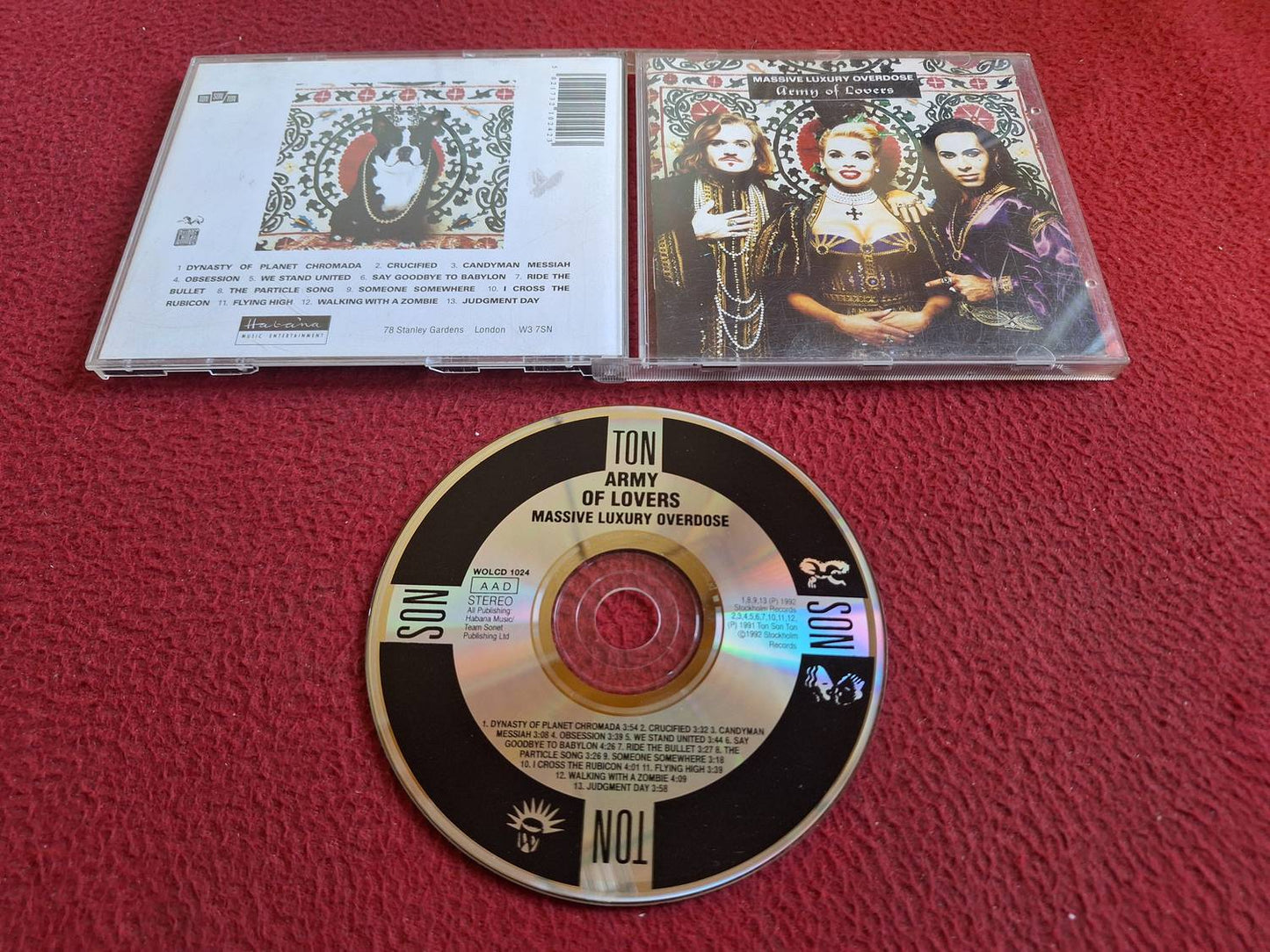 ARMY OF LOVERS MASSIVE LUXURY OVERDOSE CD