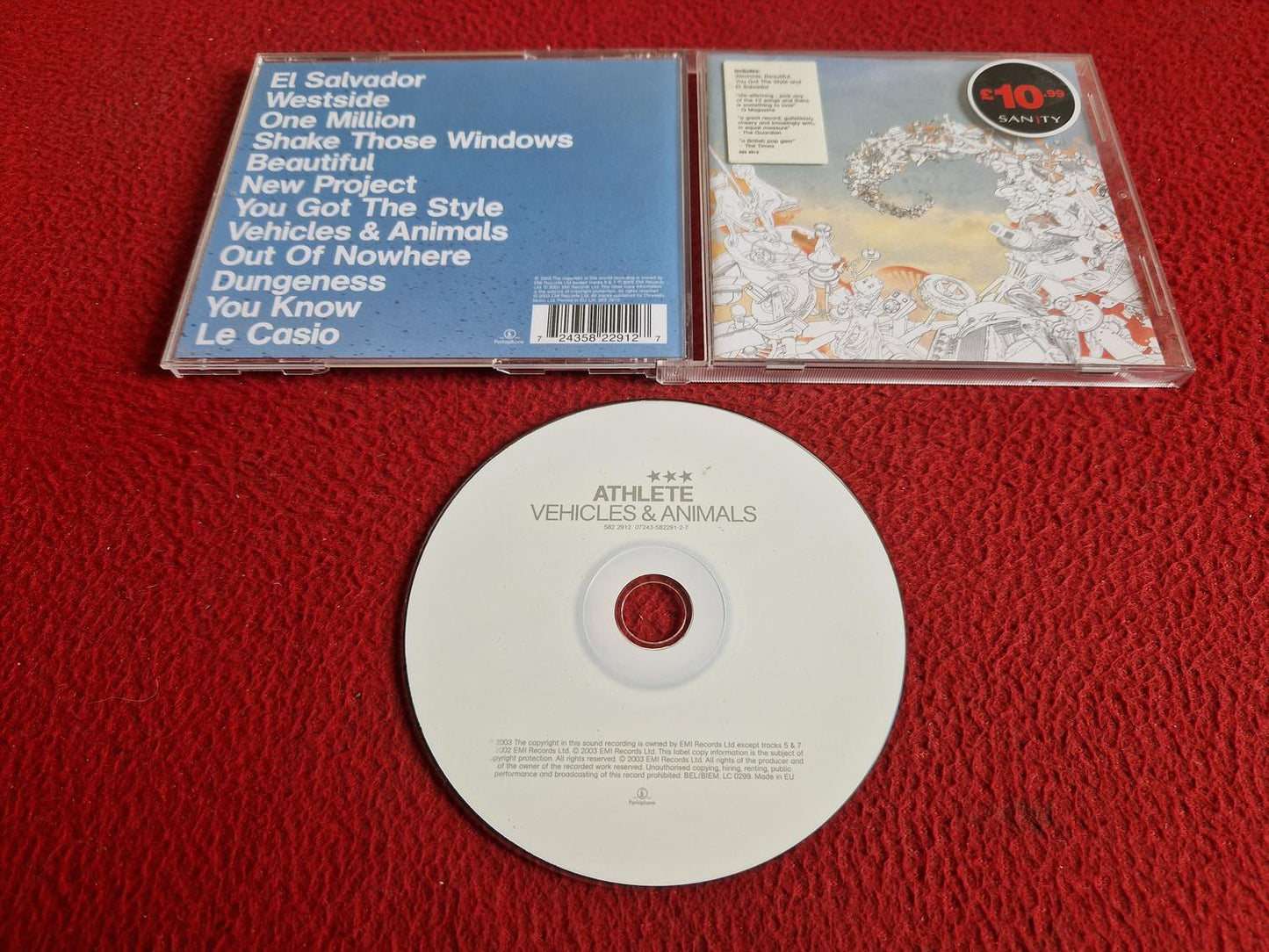 ATHLETE VEHICLES & ANIMALS CD
