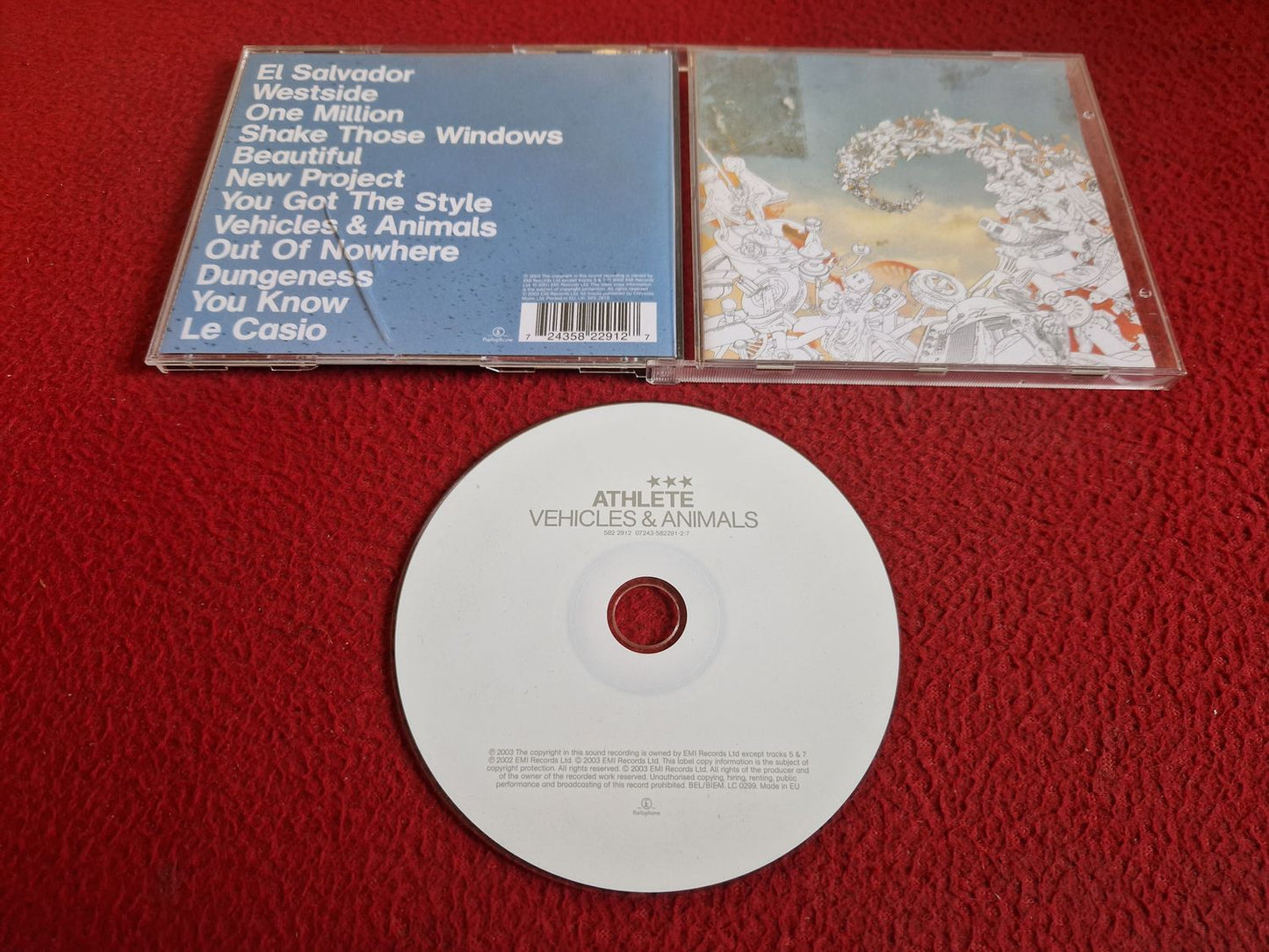 ATHLETE VEHICLES & ANIMALS CD