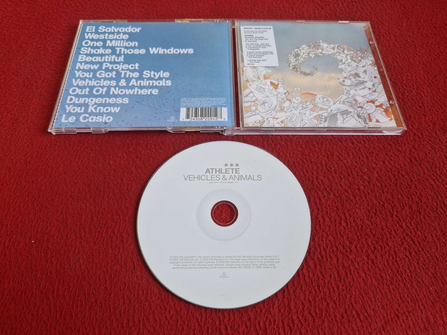 ATHLETE VEHICLES & ANIMALS CD
