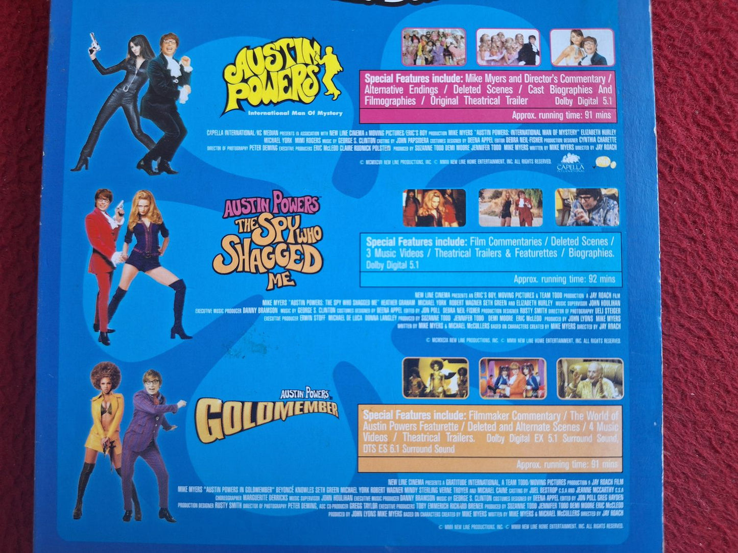 AUSTIN POWERS SHAGADELIC BOX BOX DVD