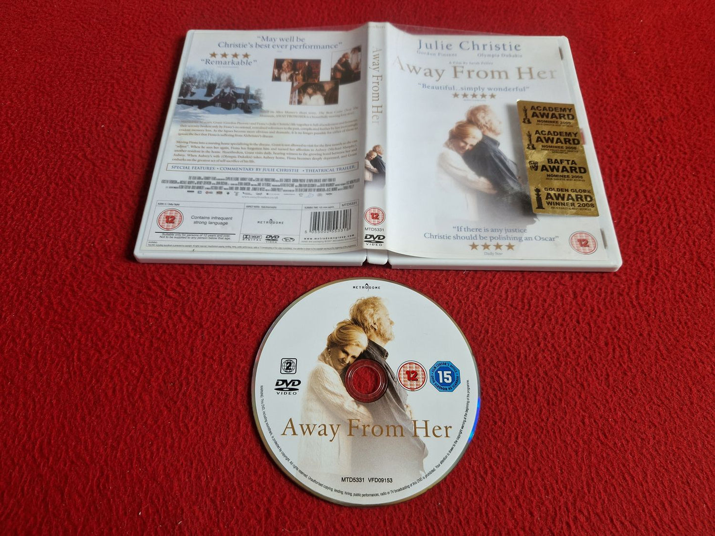 AWAY FROM HER DVD
