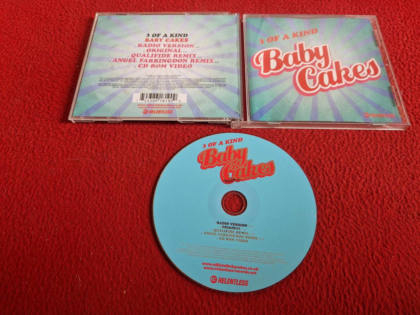 BABY CAKES 3 OF A KIND CD