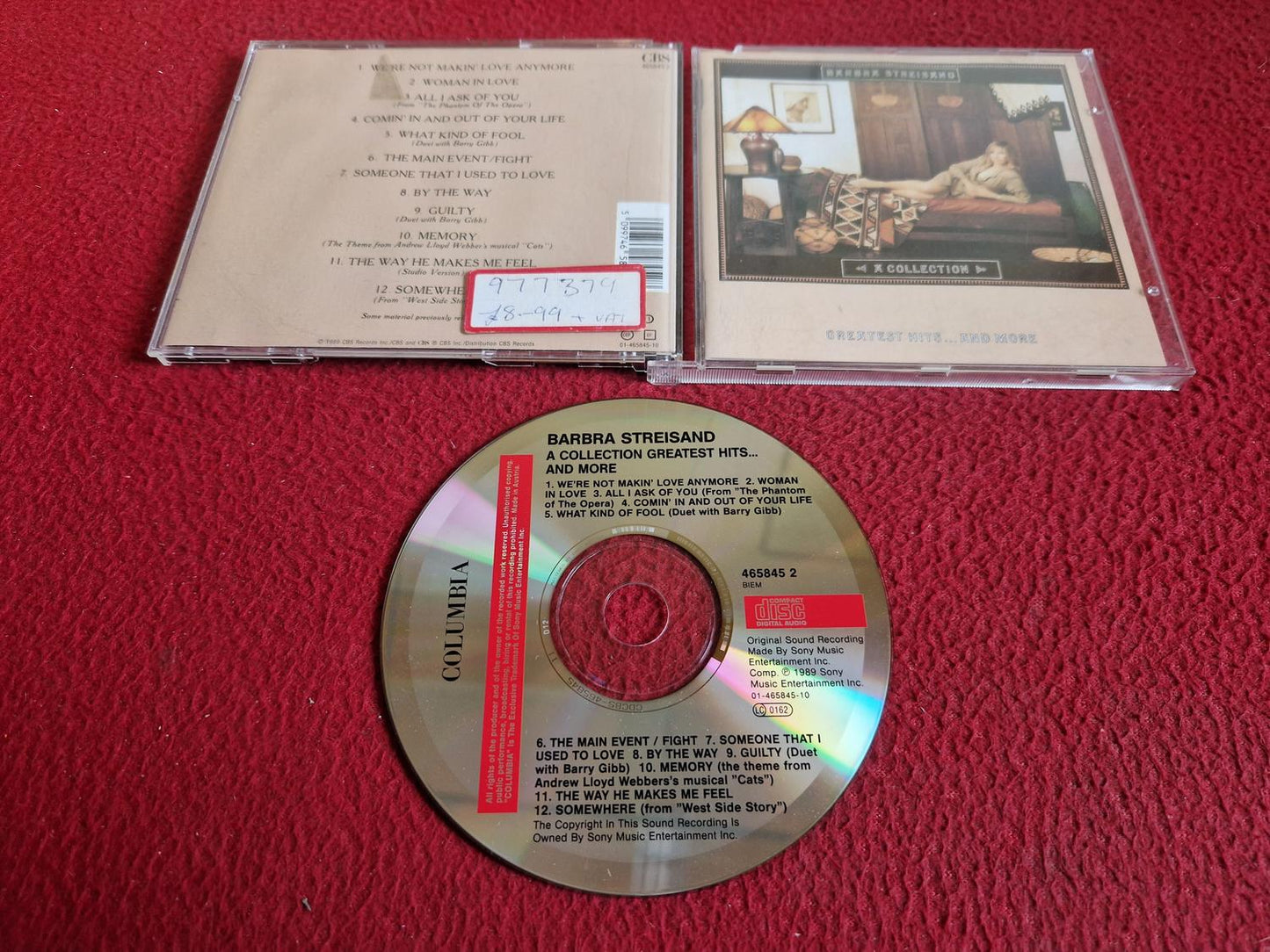 BARBRA STREISAND A COLLECTION GREATEST HITS... AND MORE CD
