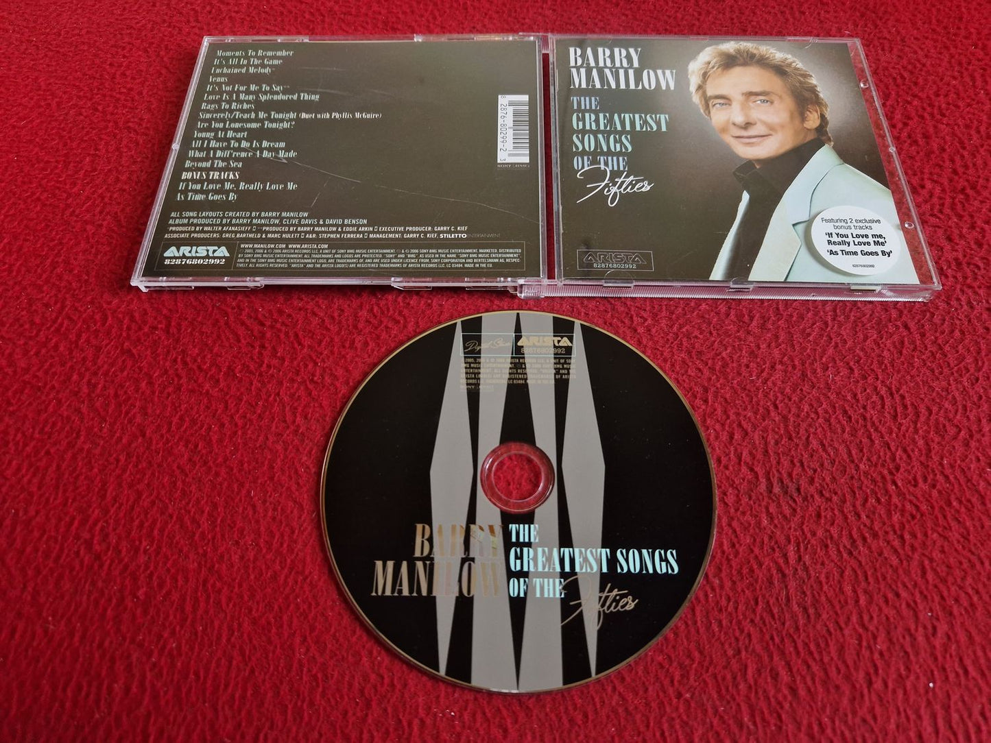 BARRY MANILOW THE GRATEST SONGS OF THE FIFTIES CD