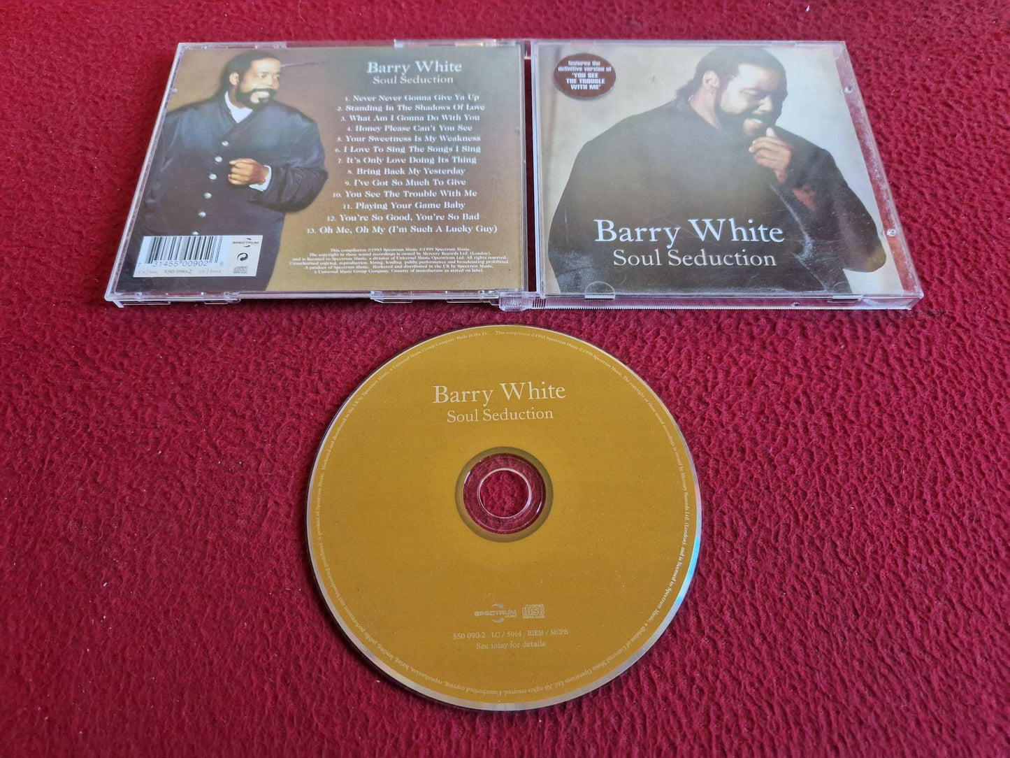BARRY WHITE SOUL SEDUCTION CD