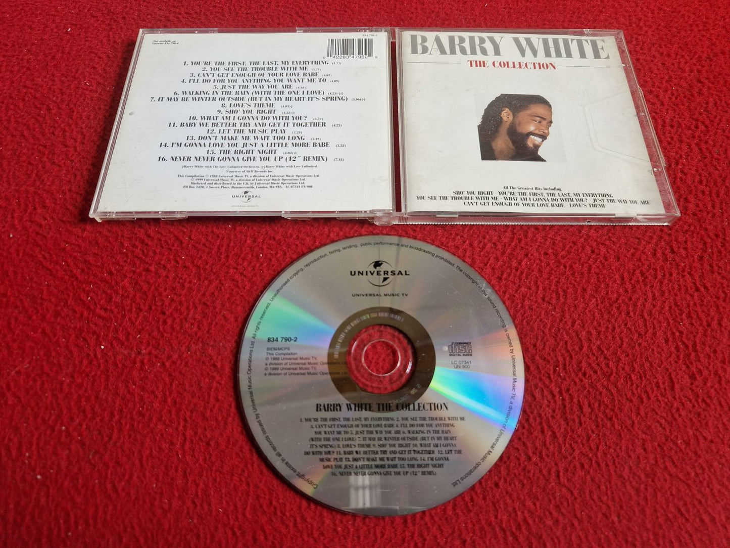 BARRY WHITE THE COLLECTION CD
