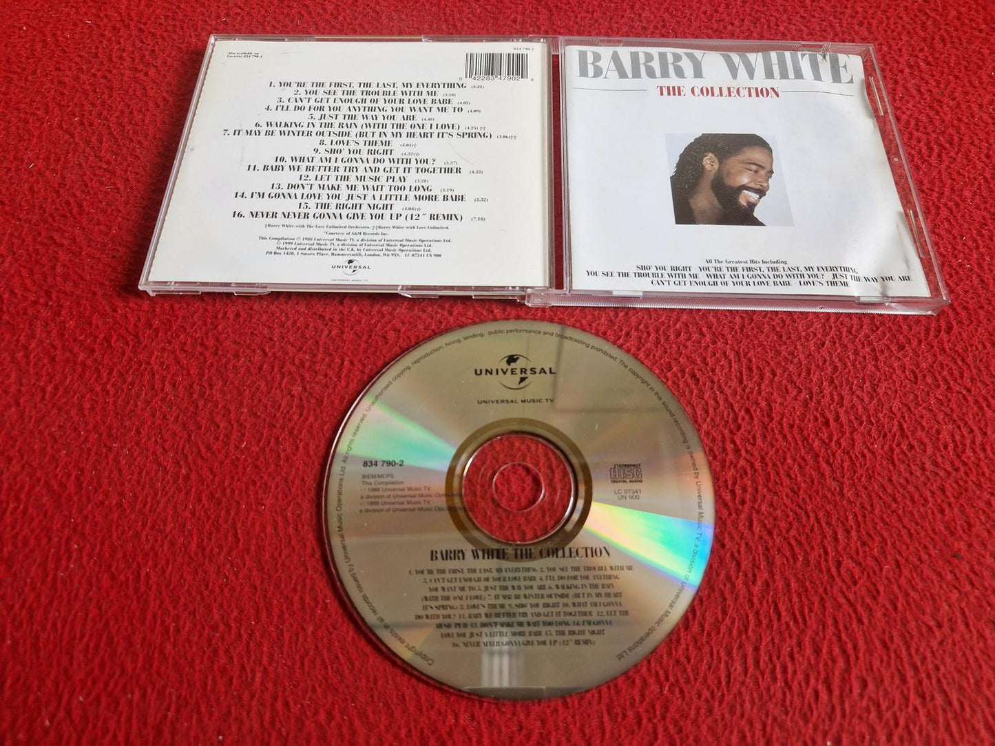 BARRY WHITE THE COLLECTION CD