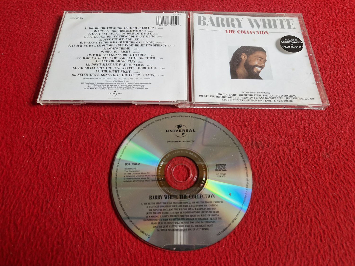BARRY WHITE THE COLLECTION CD