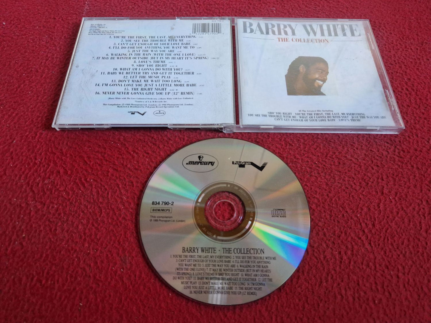 BARRY WHITE THE COLLECTION CD