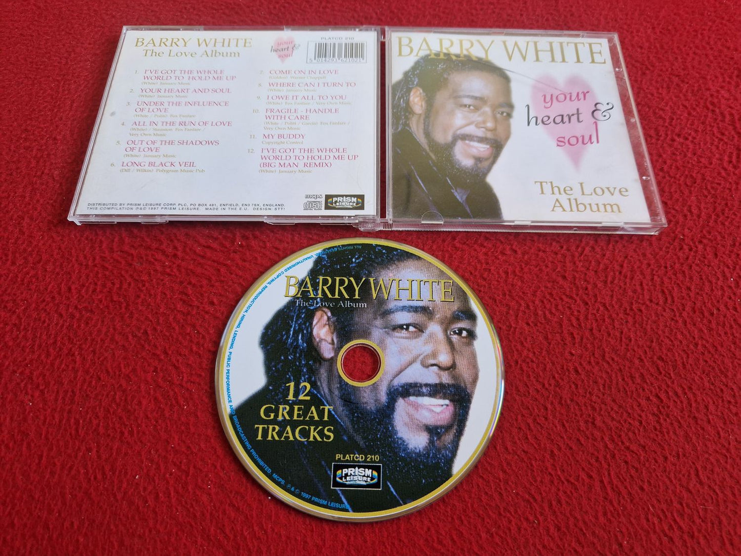 BARRY WHITE THE LOVE ALBUM CD