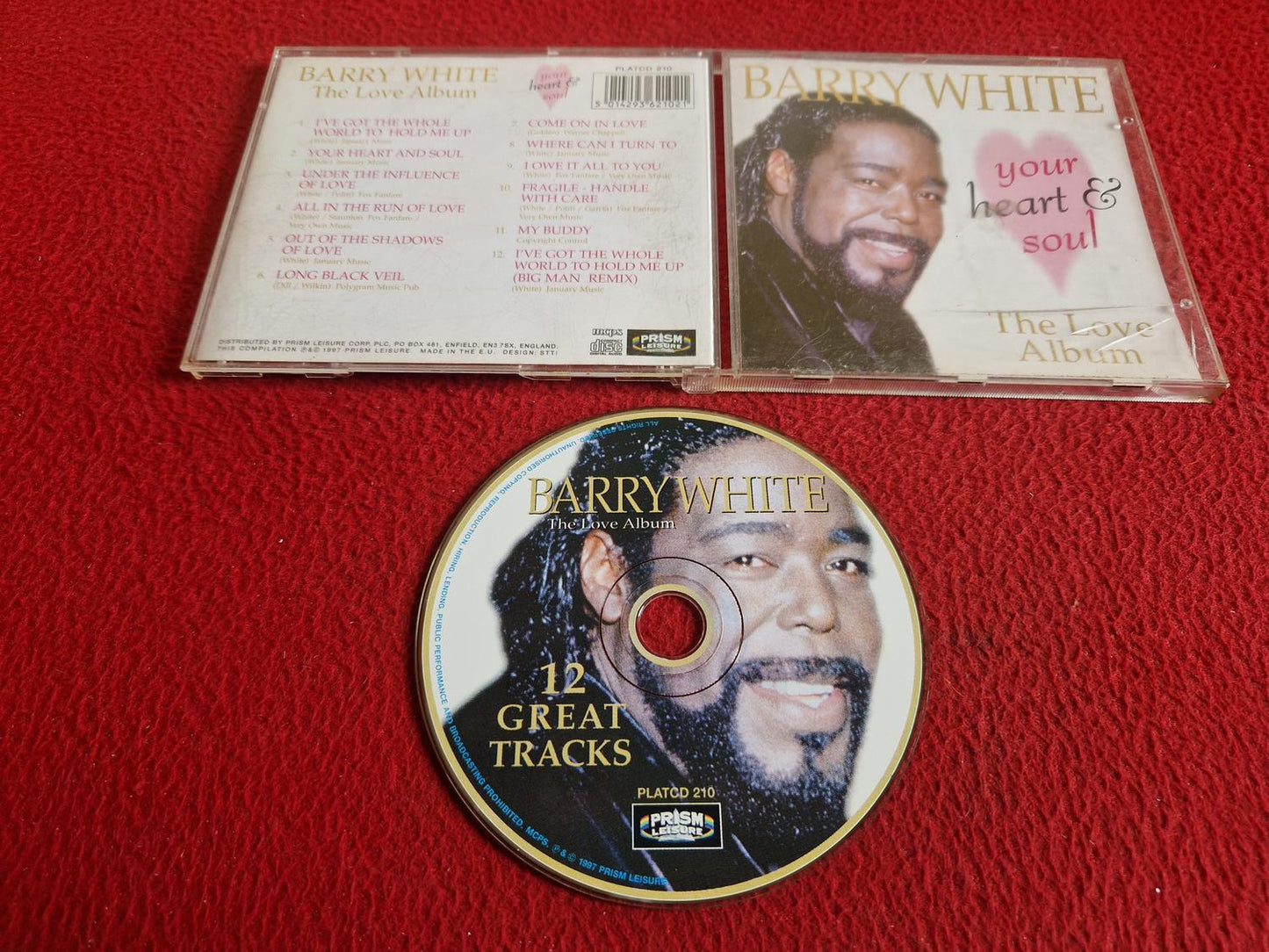 BARRY WHITE THE LOVE ALBUM CD