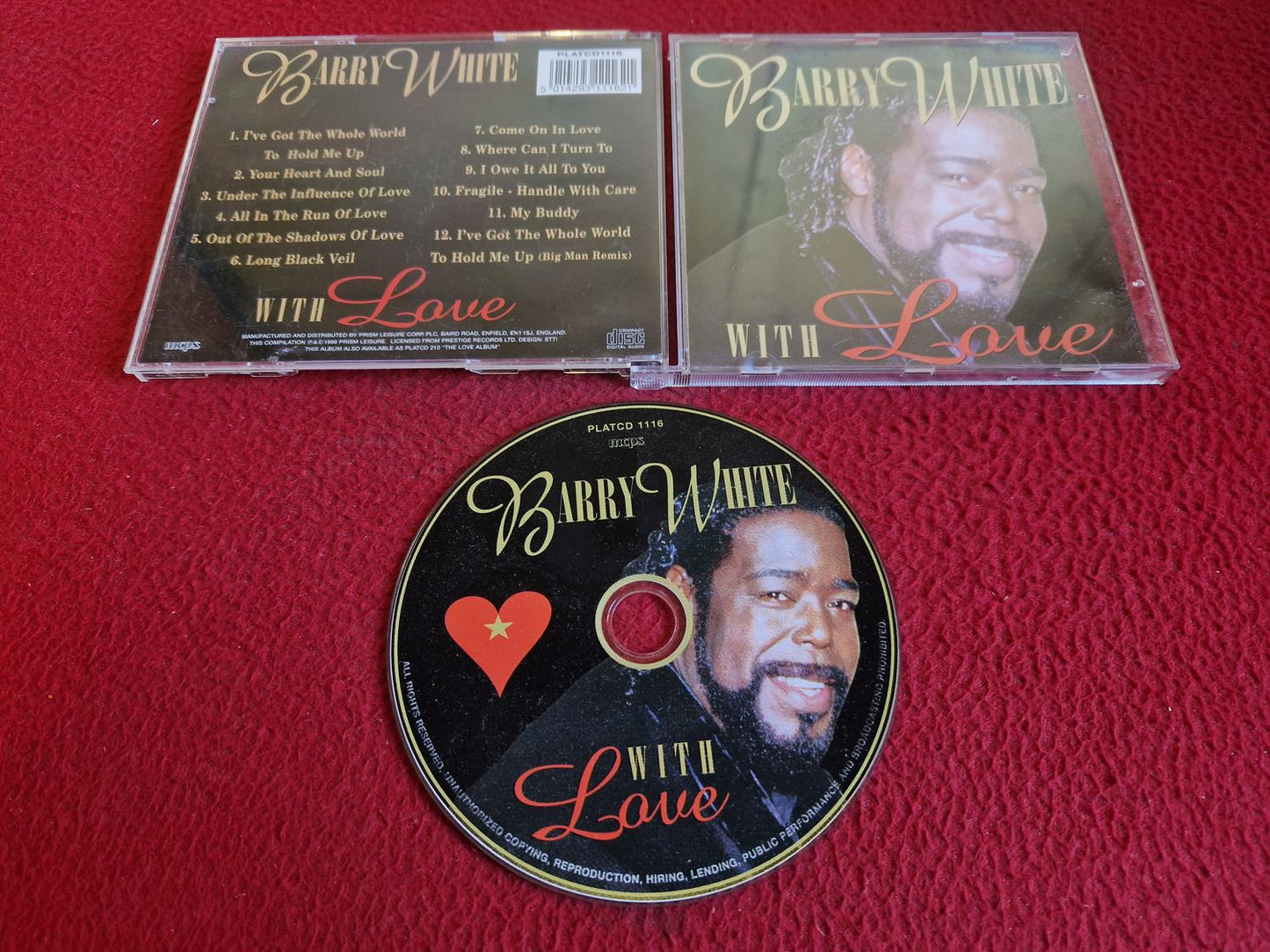 BARRY WHITE WITH LOVE CD