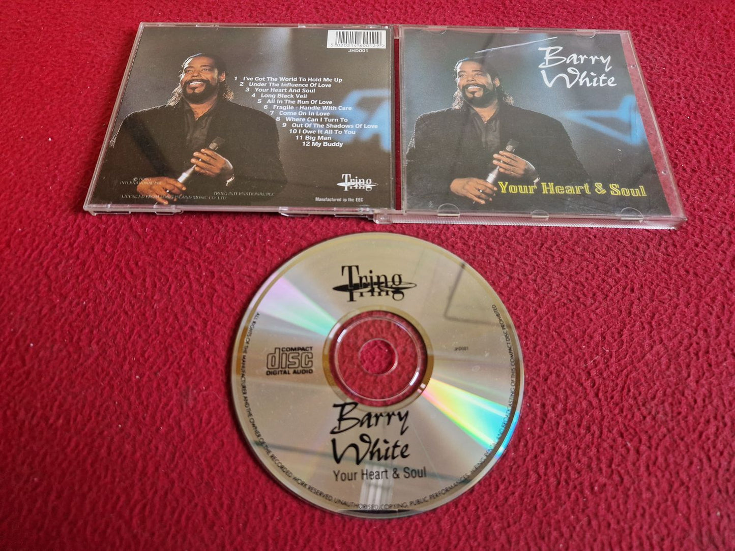BARRY WHITE YOUR HEART & SOUL CD