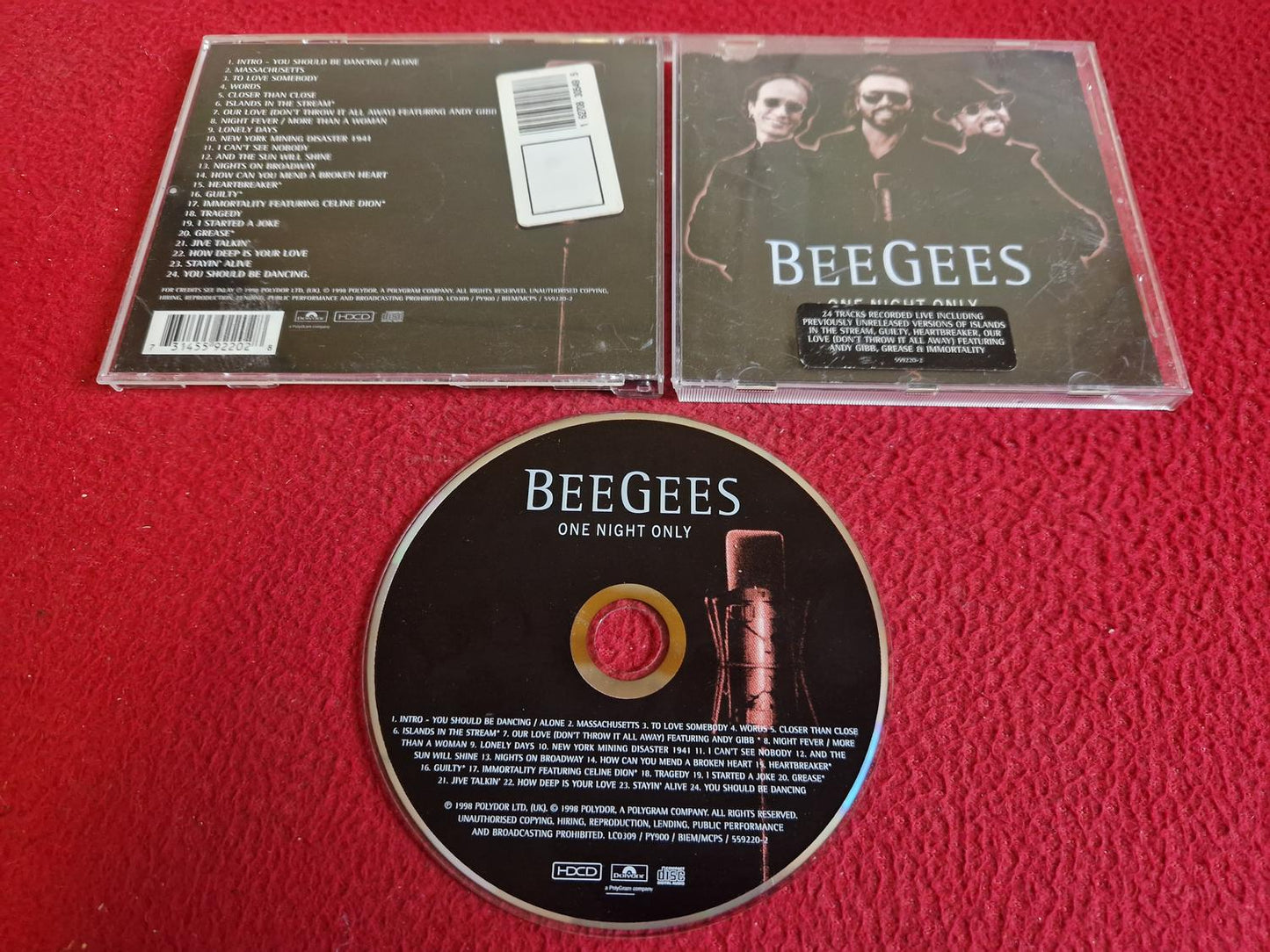 BEE GEES ONE NIGHT ONLY CD