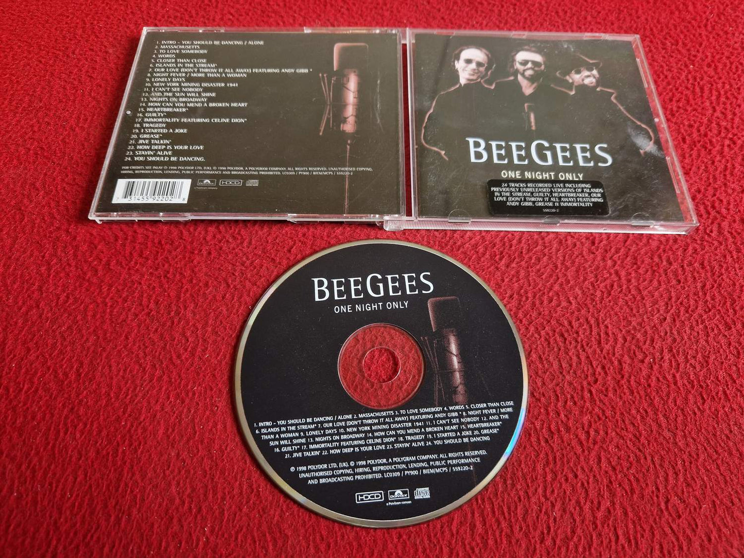 BEE GEES ONE NIGHT ONLY CD