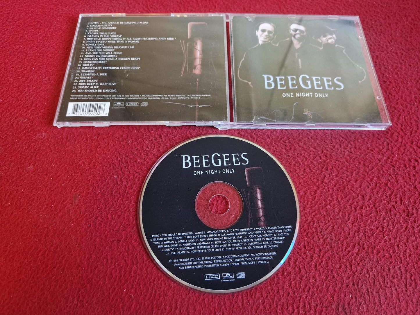 BEE GEES ONE NIGHT ONLY CD