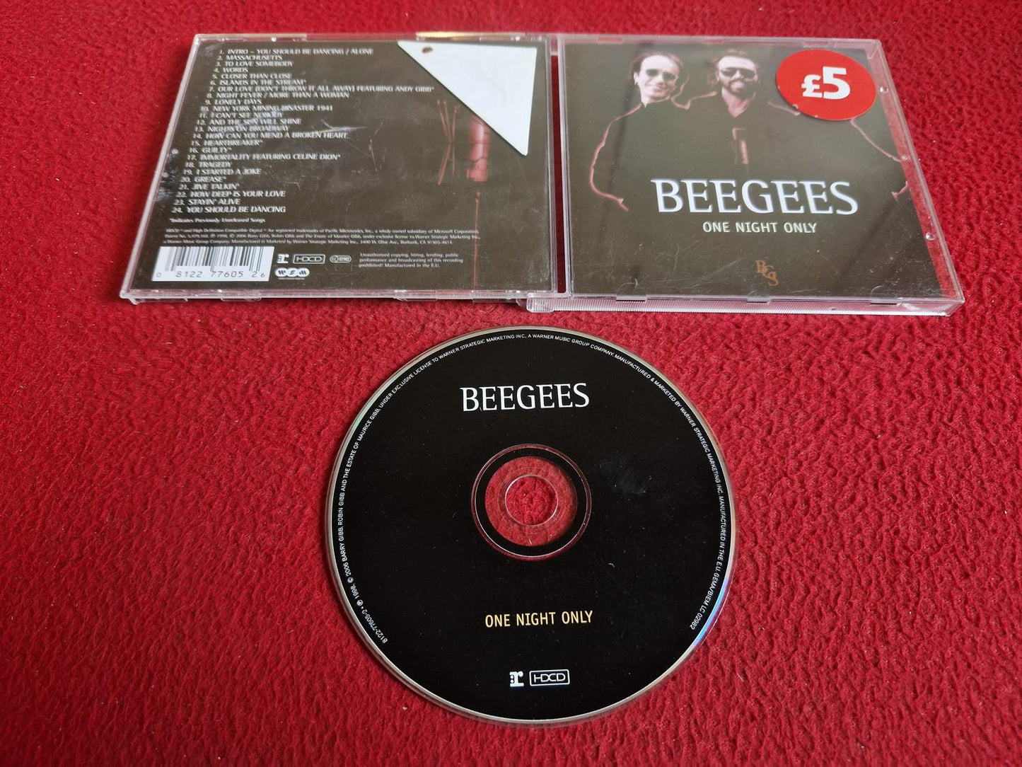 BEE GEES ONE NIGHT ONLY CD