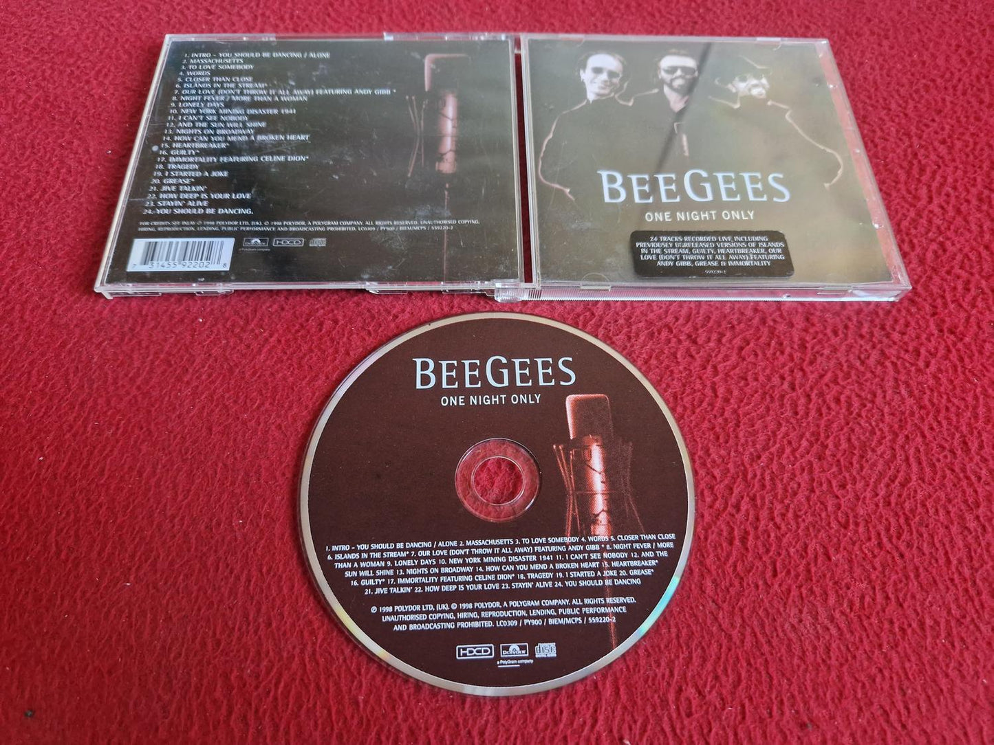 BEE GEES ONE NIGHT ONLY CD