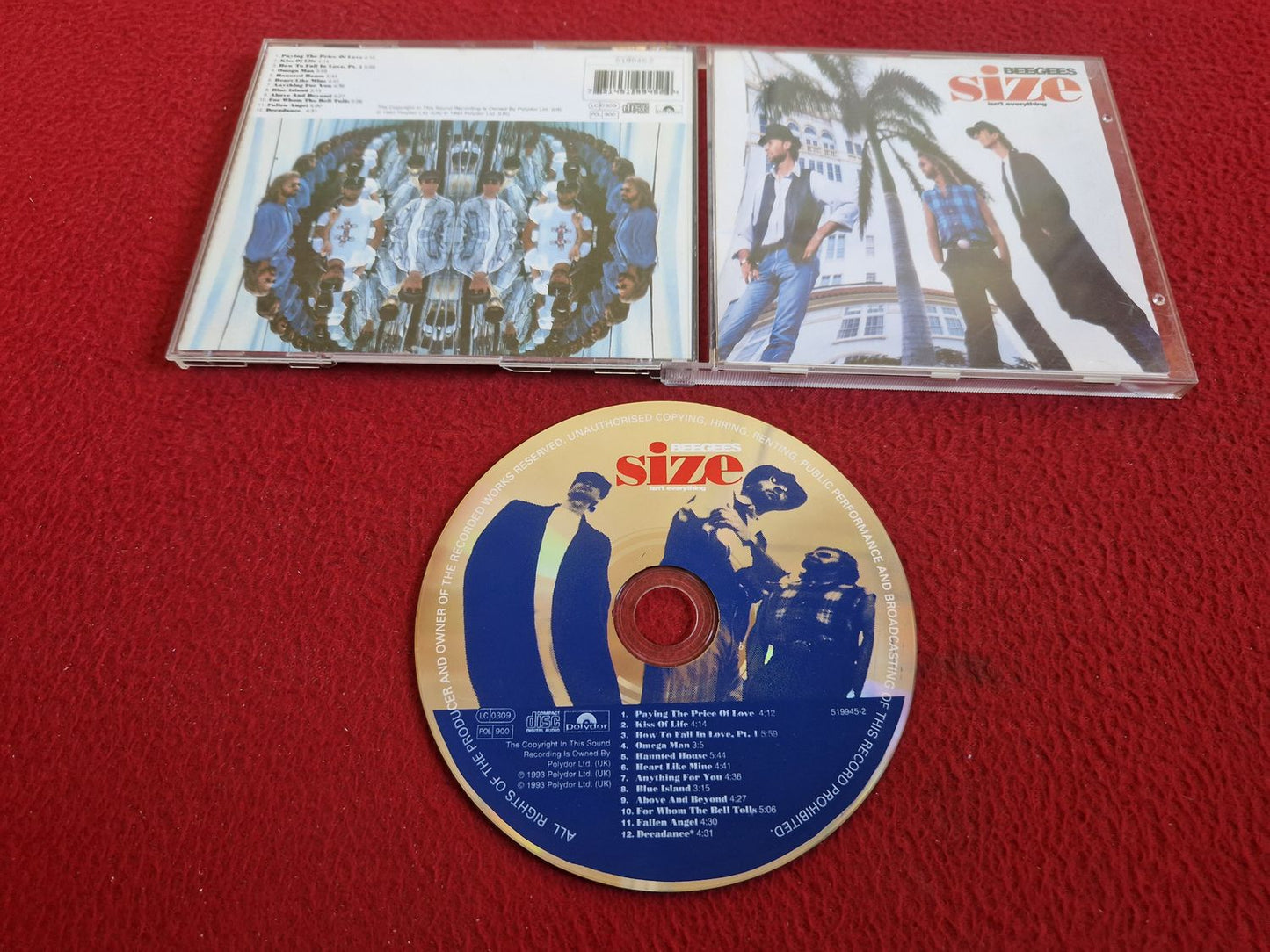 BEE GEES SIZE CD