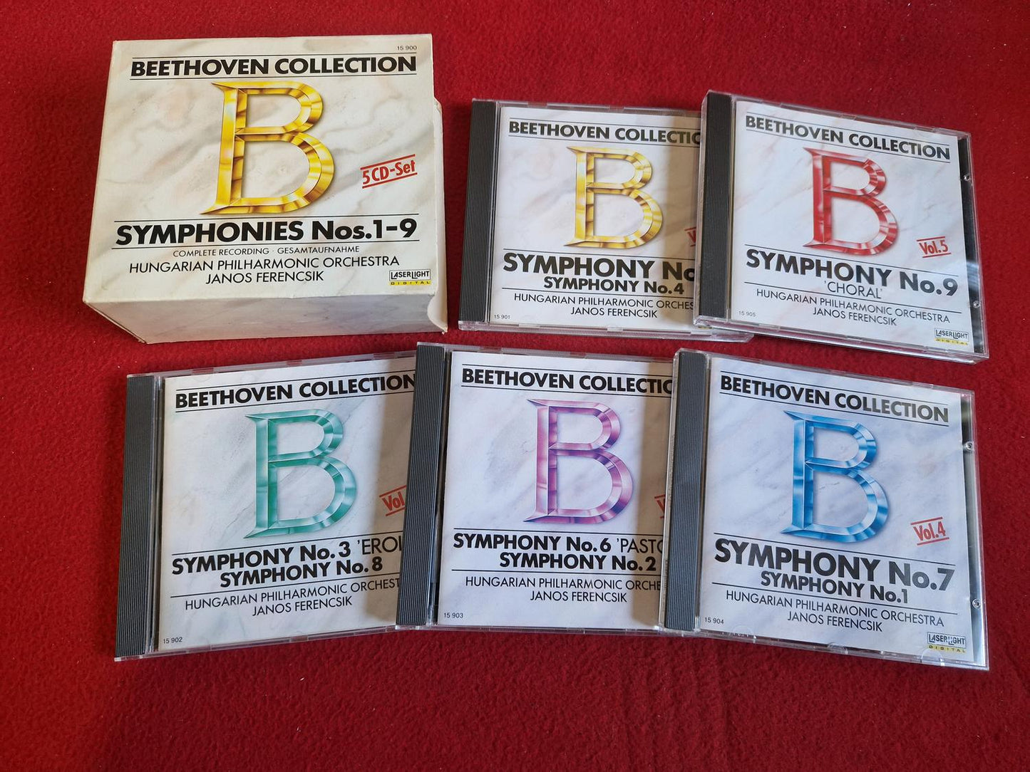 BEETHOVEN COLLECTION SYMPHONIES NOS. 1 - 9 CD BOX
