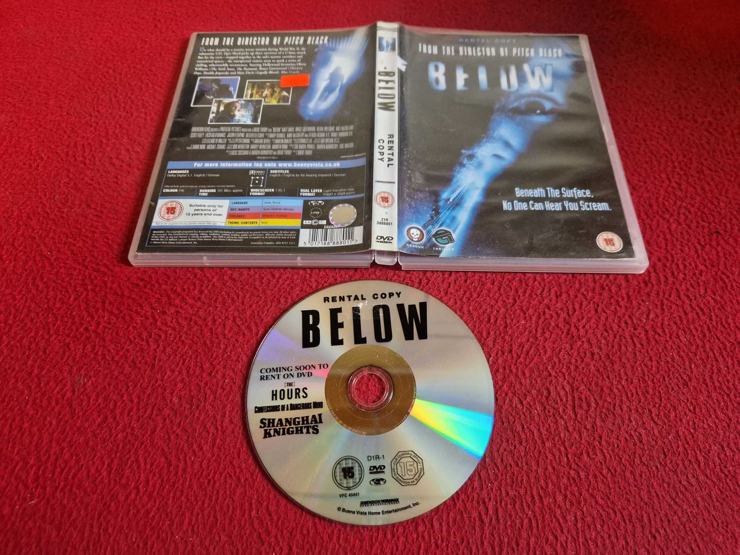 BELOW DVD
