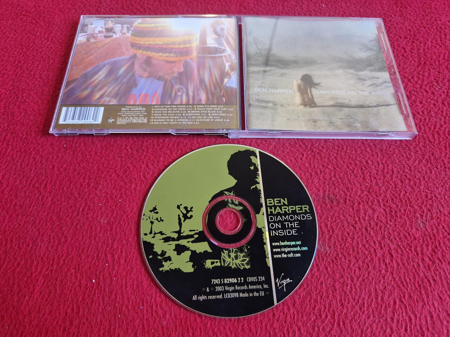 BEN HARPER DIAMONDS ON THE INSIDE CD