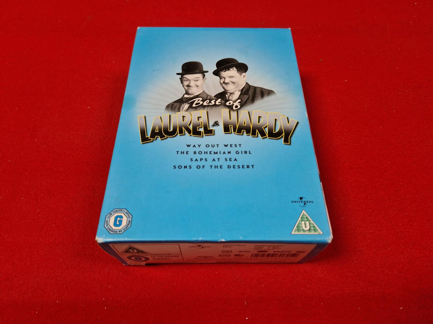 BEST OF LAUREL & HARDY WAY OUT WEST THE BOHEMIAN GIRL mfl BOX till DVD