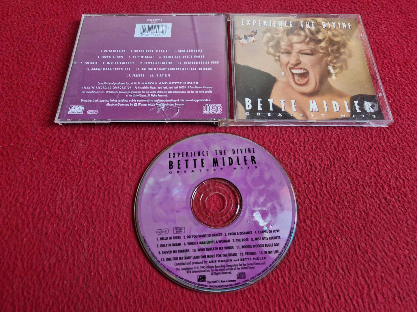 BETTE MIDLER EXPERIENCE THE DIVINE GREATEST HITS CD