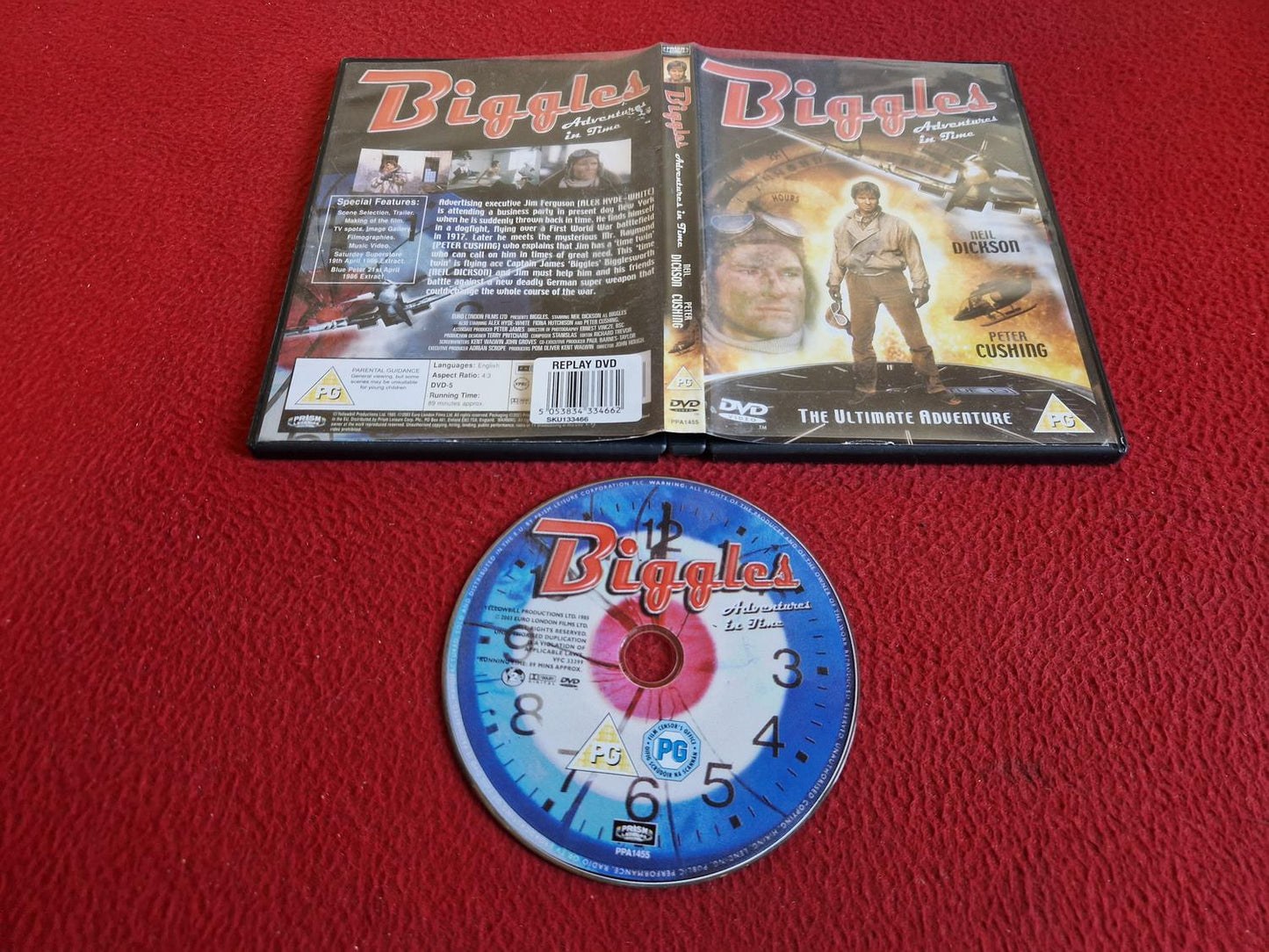 BIGGLES ADVENTURES IN TIME DVD