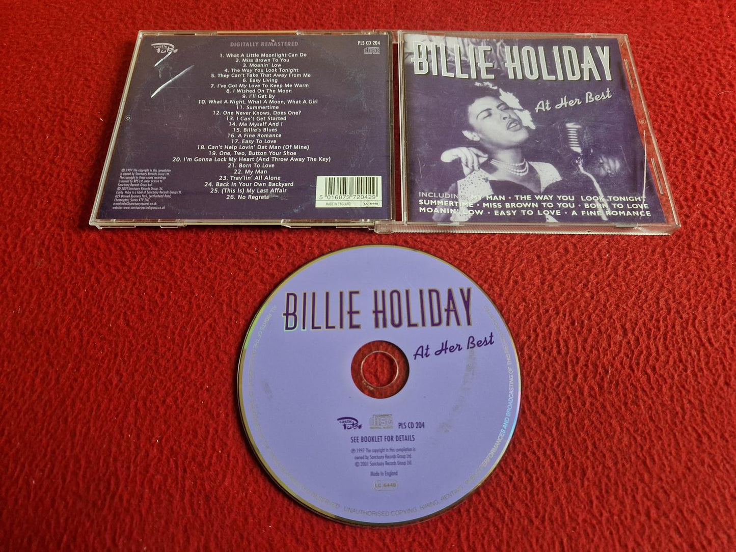 BILLIE HOLIDAY AT HER BEST CD