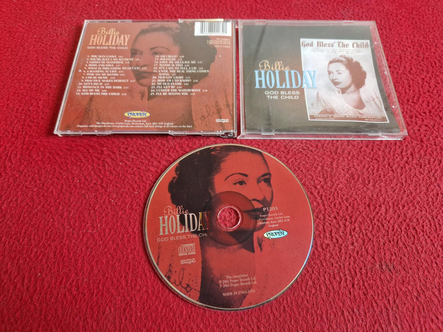 BILLIE HOLIDAY GOD BLESS THE CHILD CD