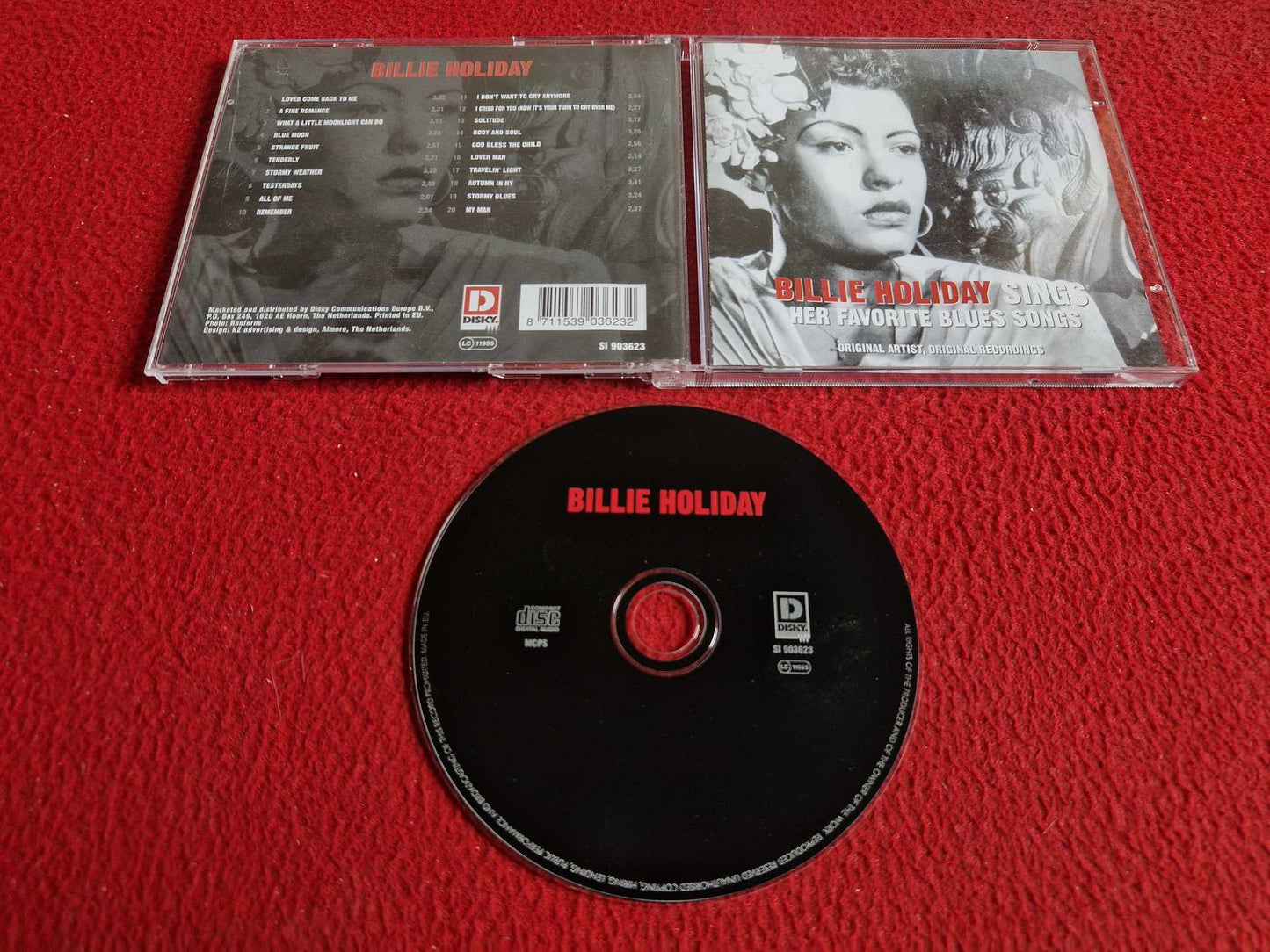 BILLIE HOLIDAY SINGS HER FAVORITE BLUES SONGS CD