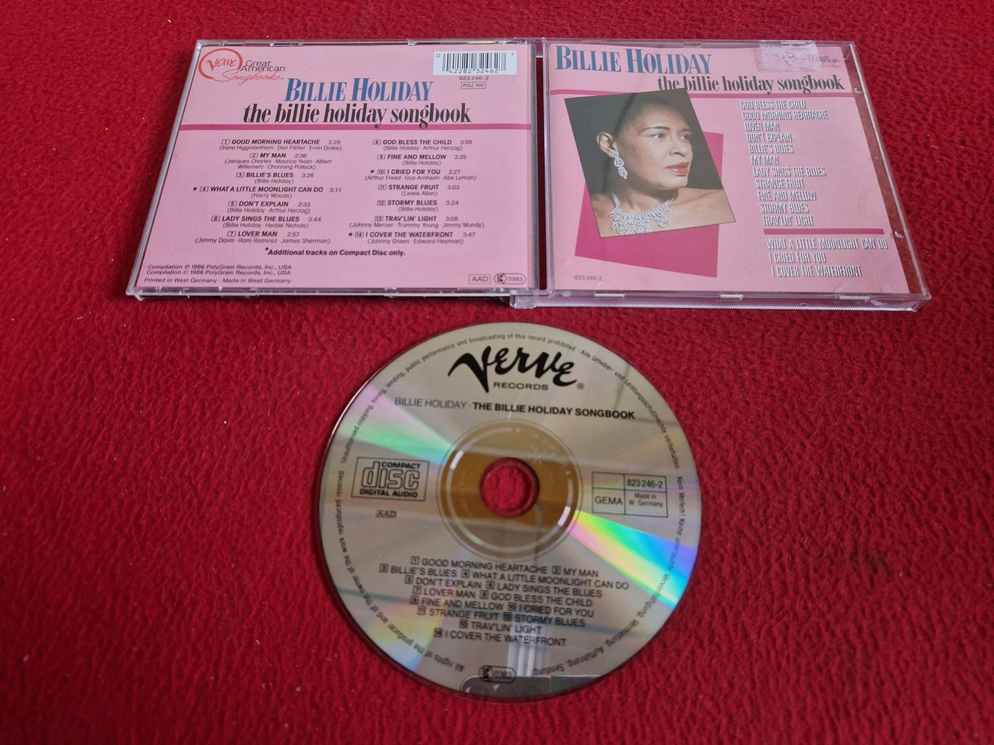 BILLIE HOLIDAY THE BILLIE HOLIDAY SONGBOOK CD