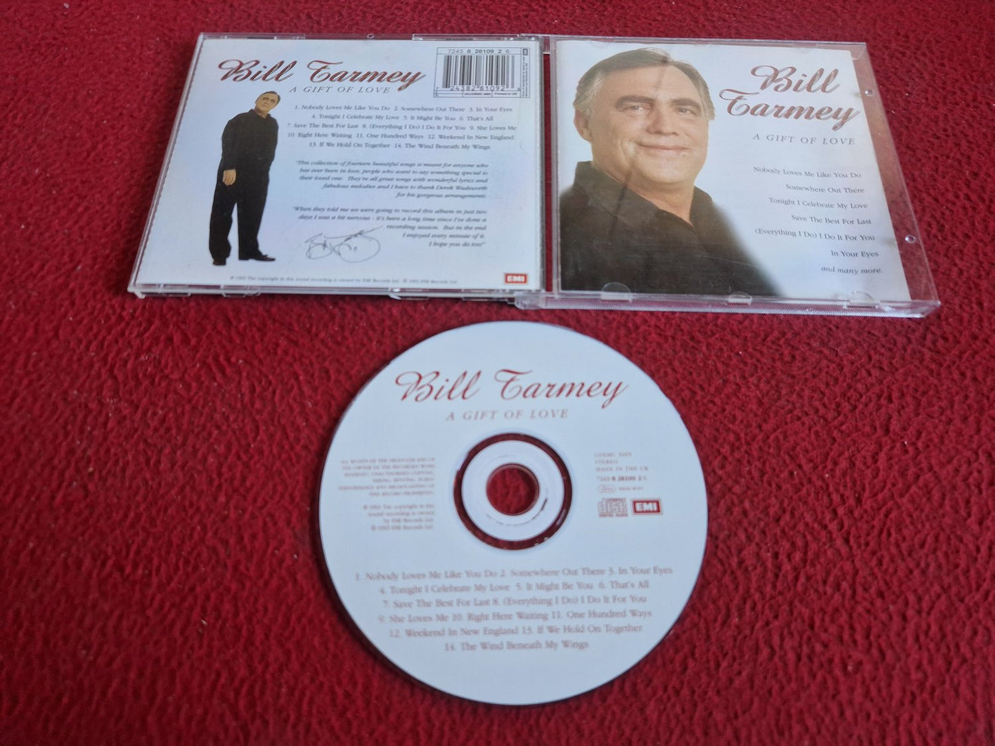 BILL TARMEY A GIFT OF LOVE CD