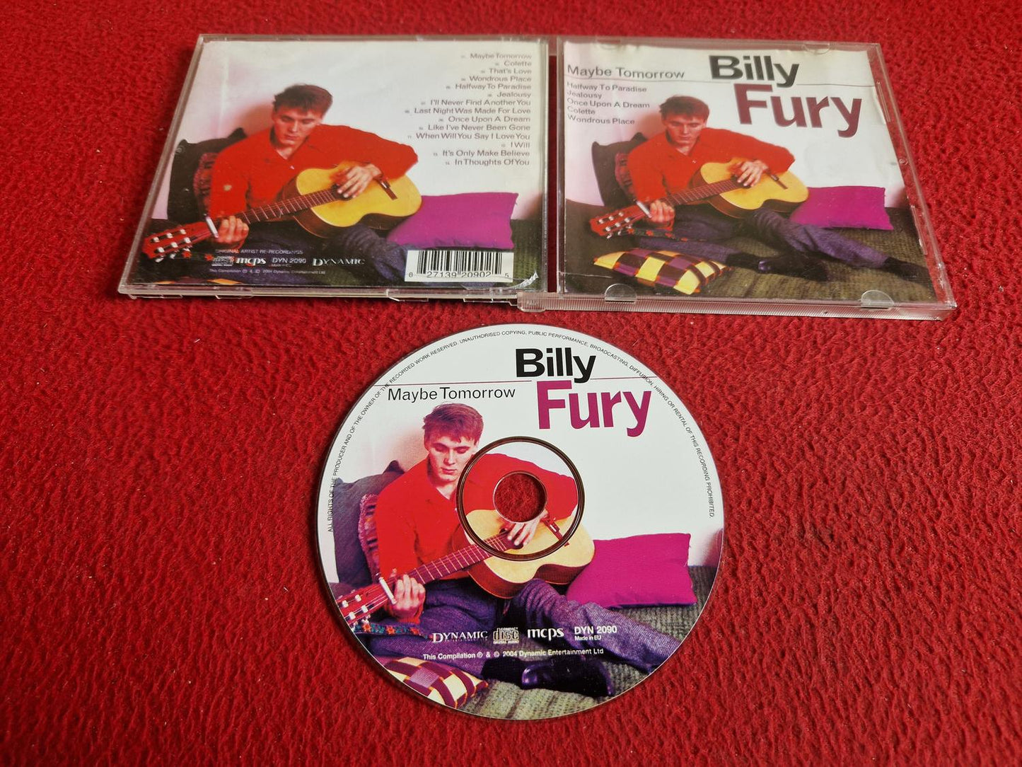 BILLY FURY MAYBE TOMORROW CD